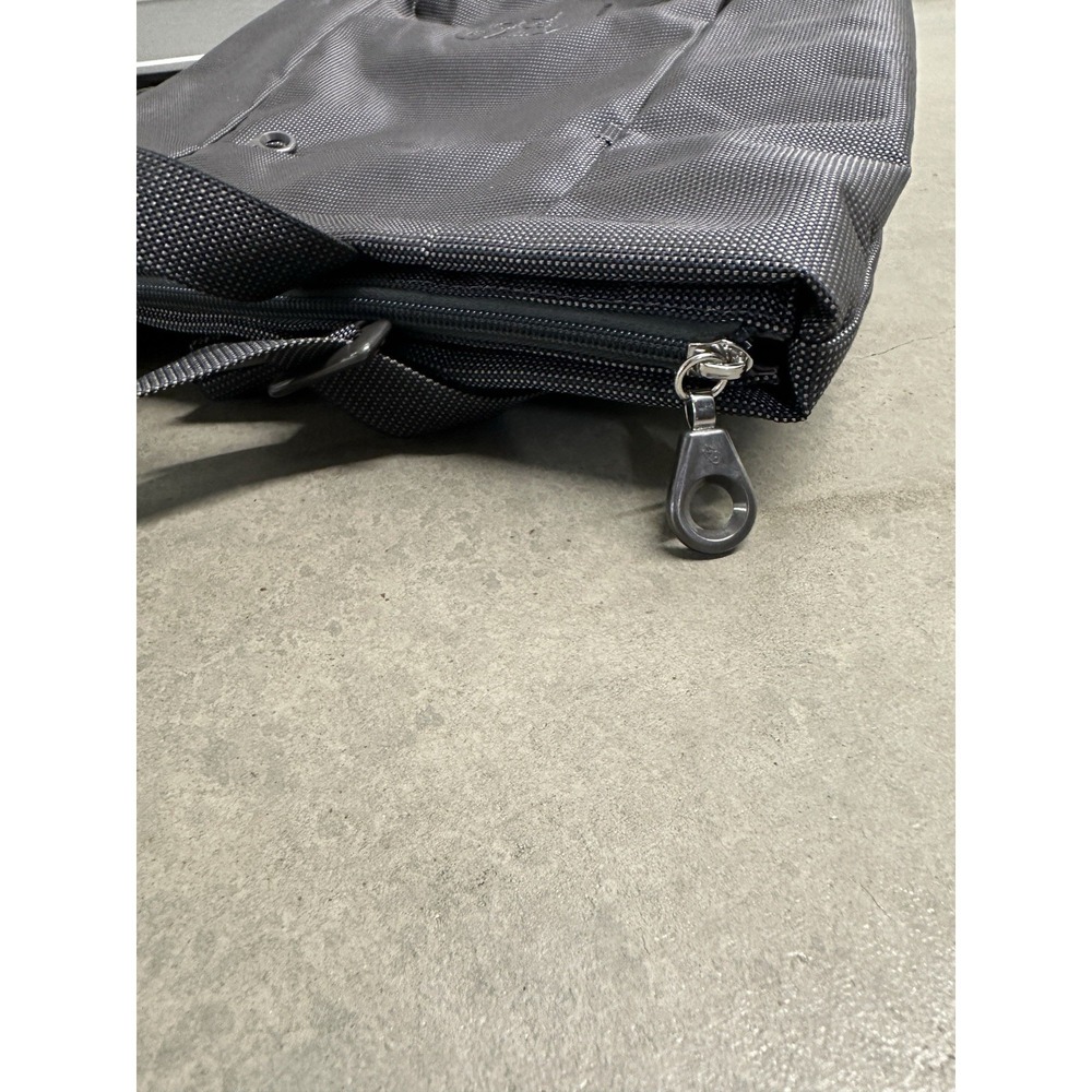 Mandarina Duck Backpack Tote Bag Gray Convertible Nylon Laptop Travel Work Bag - Picture 7 of 9